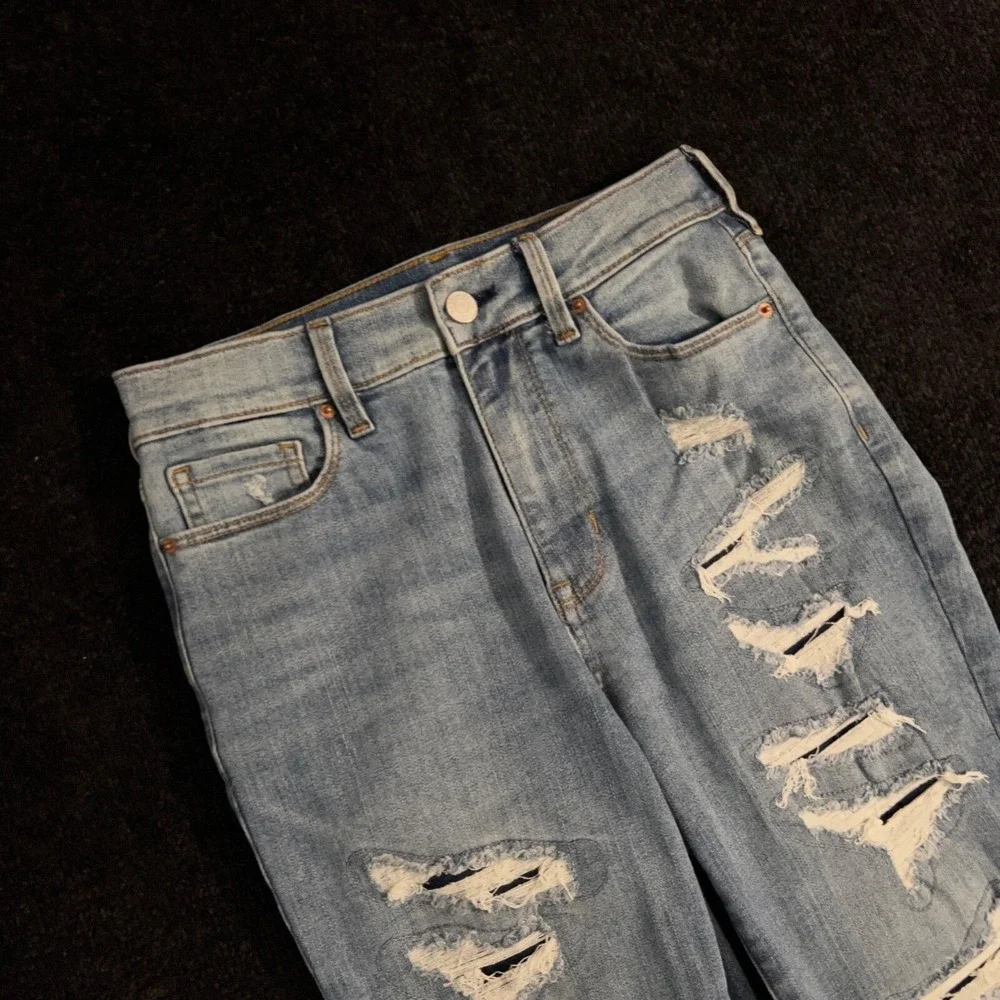 PacSun High Rise Jegging Womens Size 26 Distressed Ripped Light Wash Blue‎ Denim